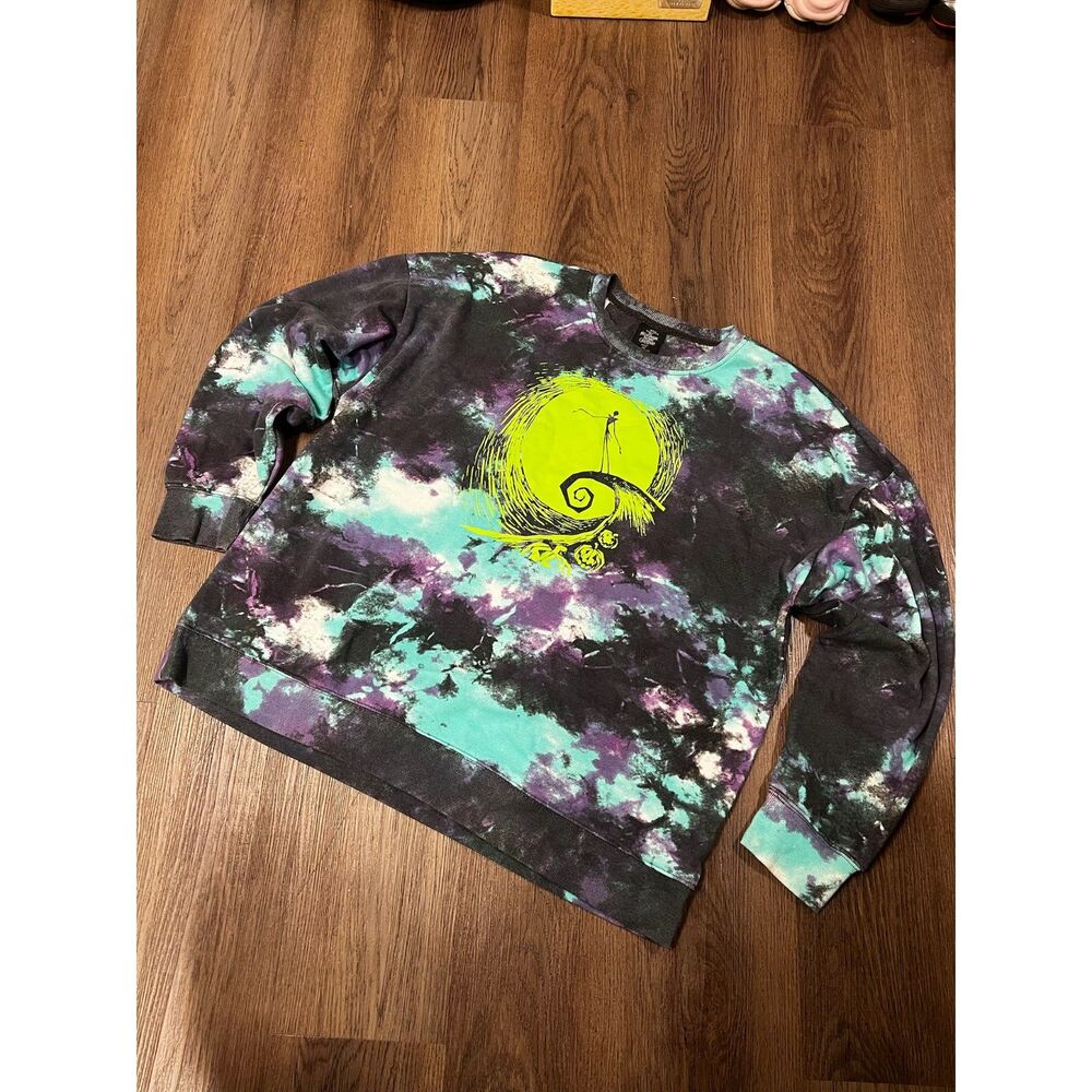 Disney The Nightmare Before Christmas Tie Dye Sweatshirt Size XXL